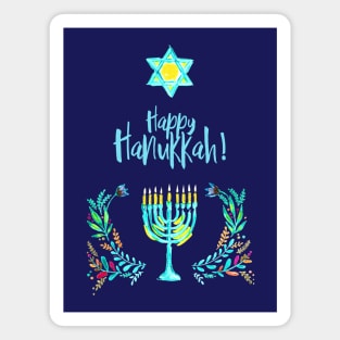 Happy Hanukkah Magnet